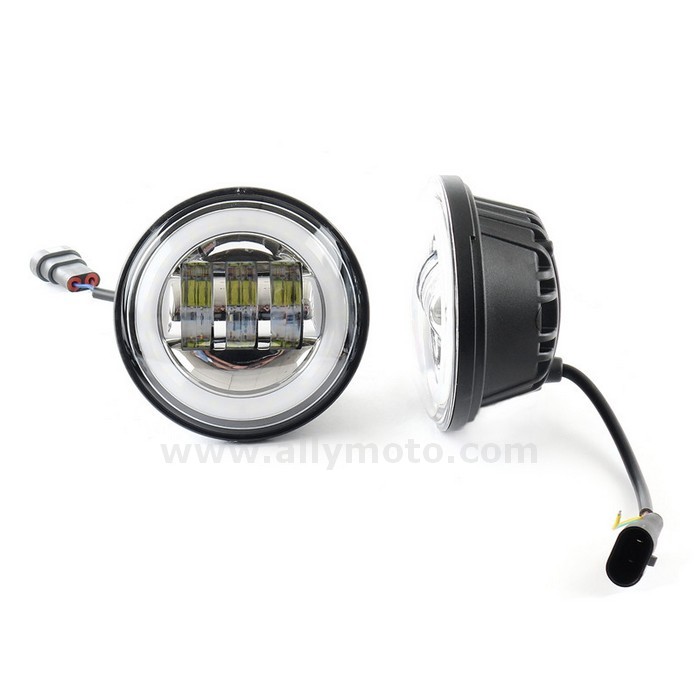 7 4 5 Inch 30W Led Auxiliary Spot Lights Harley-Davidson Fog Lighting@4